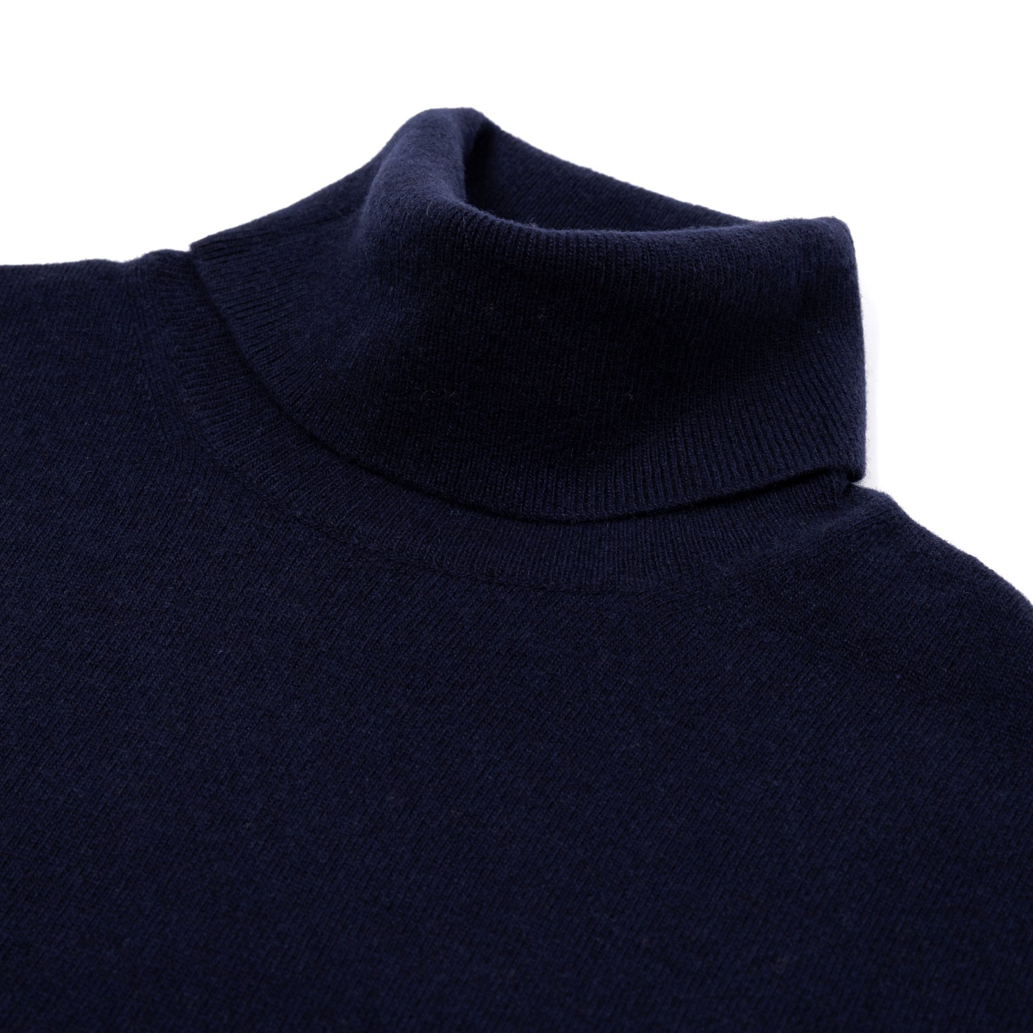 Brigatelli dal 1922 per Michael Jondral: Rollkragen-Pullover aus Merinowolle und Kaschmir - 1 Ply Cashmere Blend